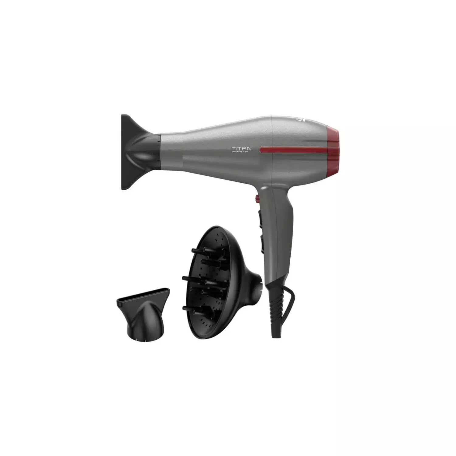 SECADOR GAMA TITAN KERATIN GRIS - 1