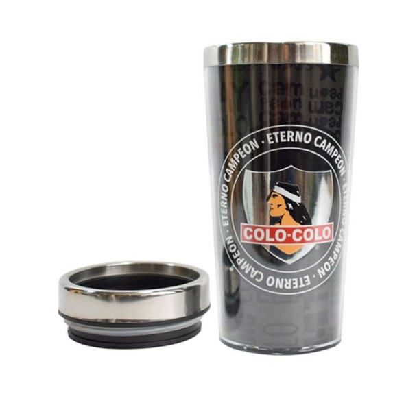 MUG TERMICO LOGO PLATEADO COLO COLO - 2