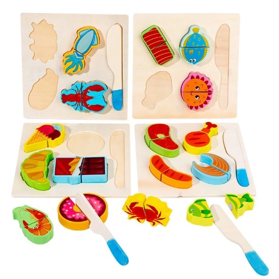 PUZZLE FRUTA JUGUETE MADERA - 1