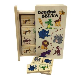 DOMINÓ PARA NIÑOS GRANDE JUGUETE DIDÁCTICO MADERA - 3