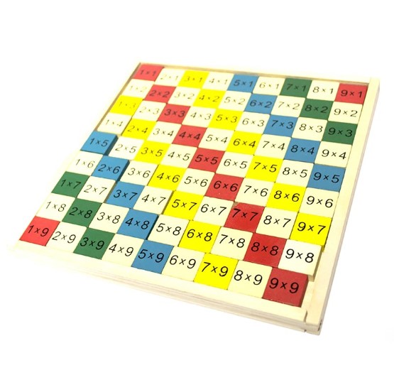 TABLA MULTIPLICAR DE MADERA JUGUETE - 1