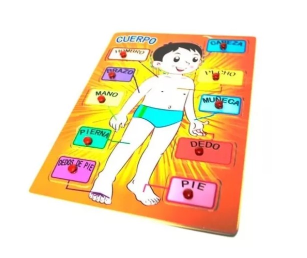 TABLA CUERPO JUGUETE MADERA - 1