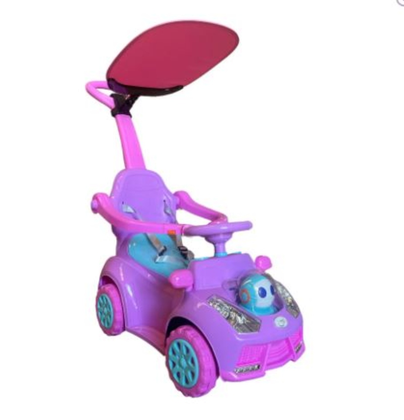 CORREPASILLO CON TOLDO ROBOT ROSADO - 2