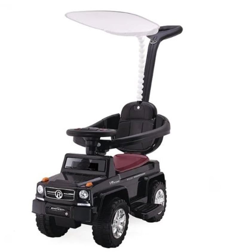 CORREPASILLO CON TOLDO JEEP NEGRO - 1