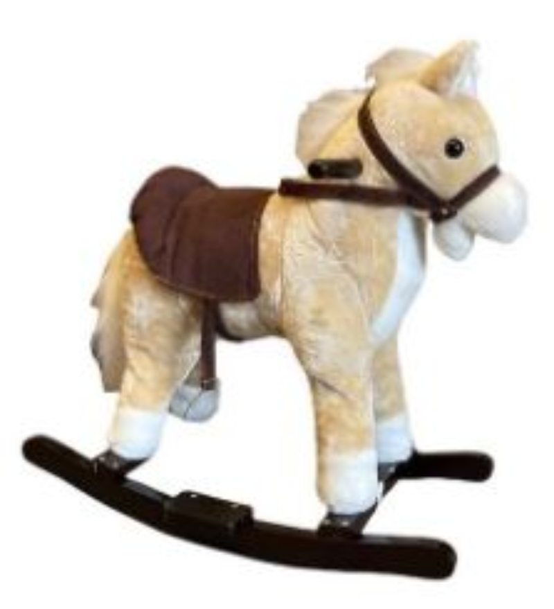 CABALLO BALANCIN BEIGE - 1
