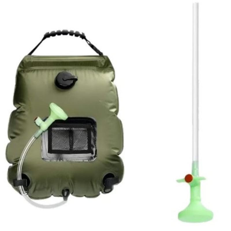 DUCHA CAMPING OEM SOLAR PORTÁTIL PLAYA AIRE LIBRE 20 LTRS - 1