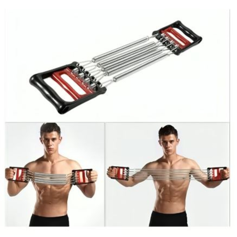 EXTENSOR CON MANIJAS OEM PECHO BRAZOS 5 RESORTES FITNESS - 3