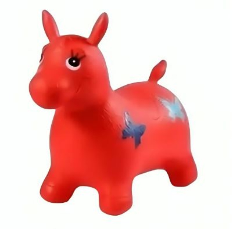 PONY CABALLITO SALTARÍN JUGUETE PARA NIÑOS - ROJO - 1