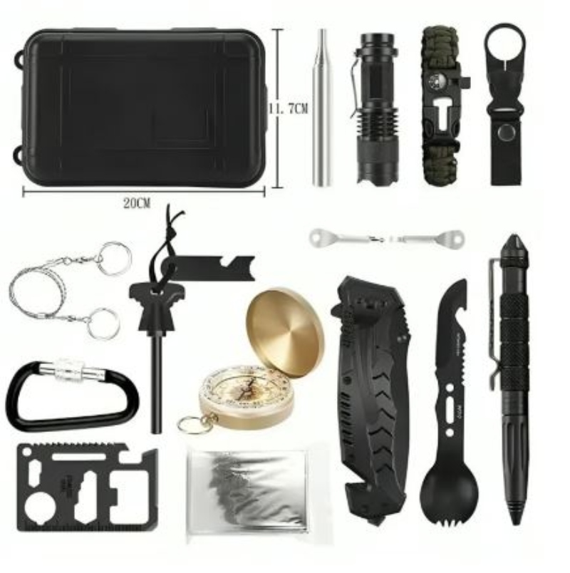 KIT HERRAMIENTAS DE SUPERVIVENCIA OEM CAMPING - 2