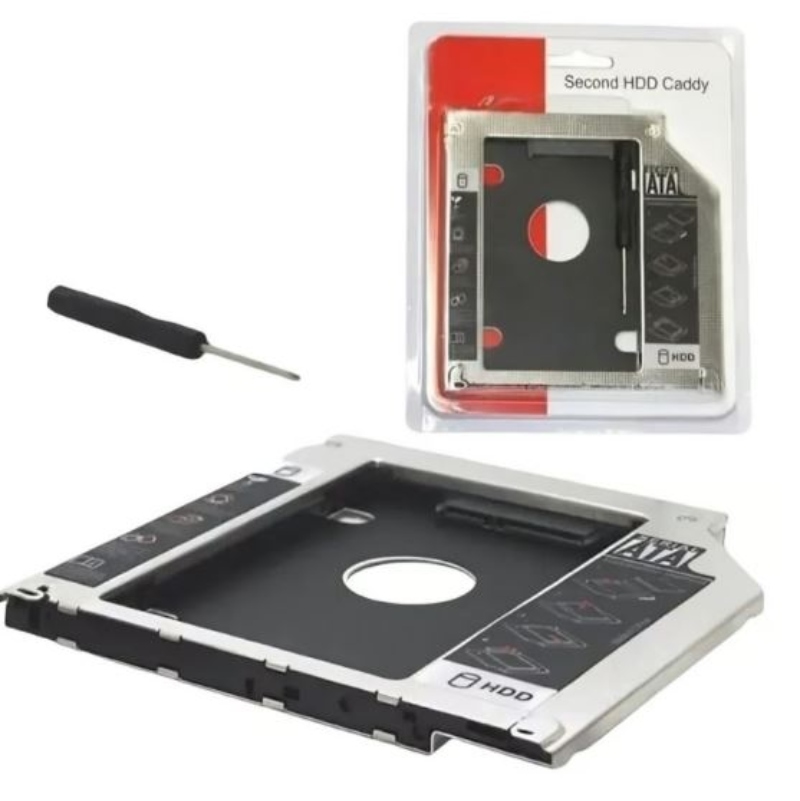 CADDY ADAPTADOR 127MM NOTEBOOK SATA HDD SSD - 1