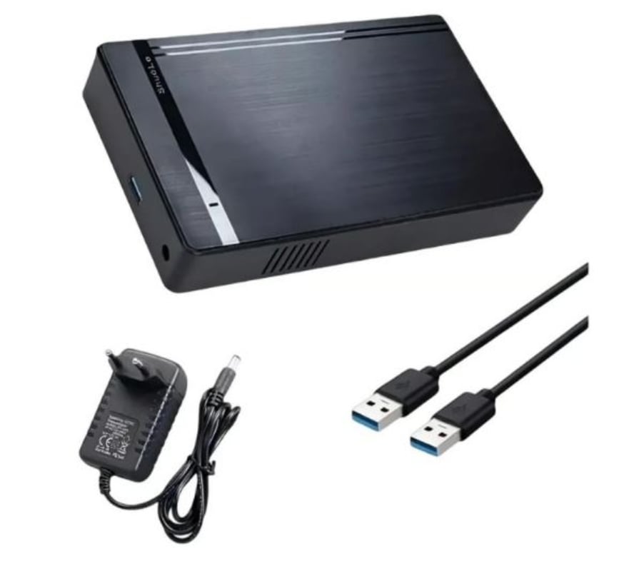 COFRE DISCO DURO 3.5 USB 3.0 HORIZONTAL SATA - 1