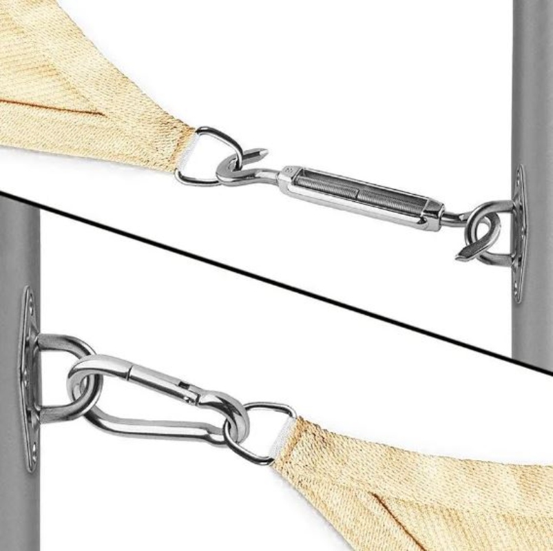 VELA SOMBRA 5MX5MX5M TOLDOS VELA MALLA SOMBRA TRIANGULAR - 2