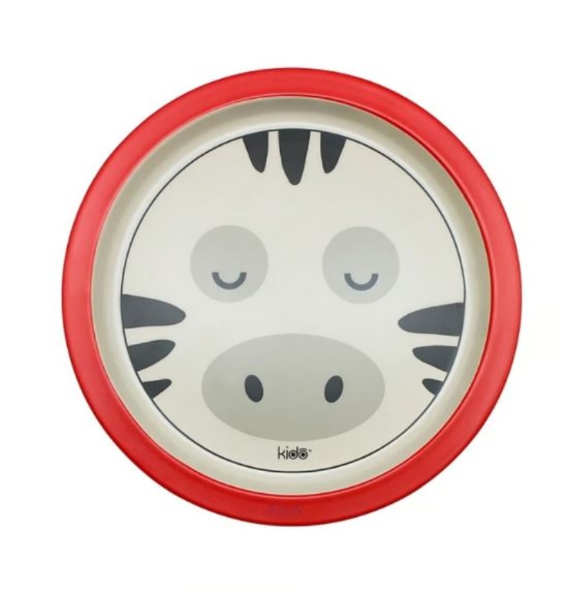 PLATO BAMBOO KIDO 21CMS DISEÑO - BLANCO - 1