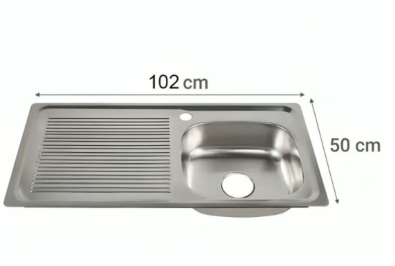LAVAPLATOS ACERO INOXIDABLE 102 X 50CMS - 2