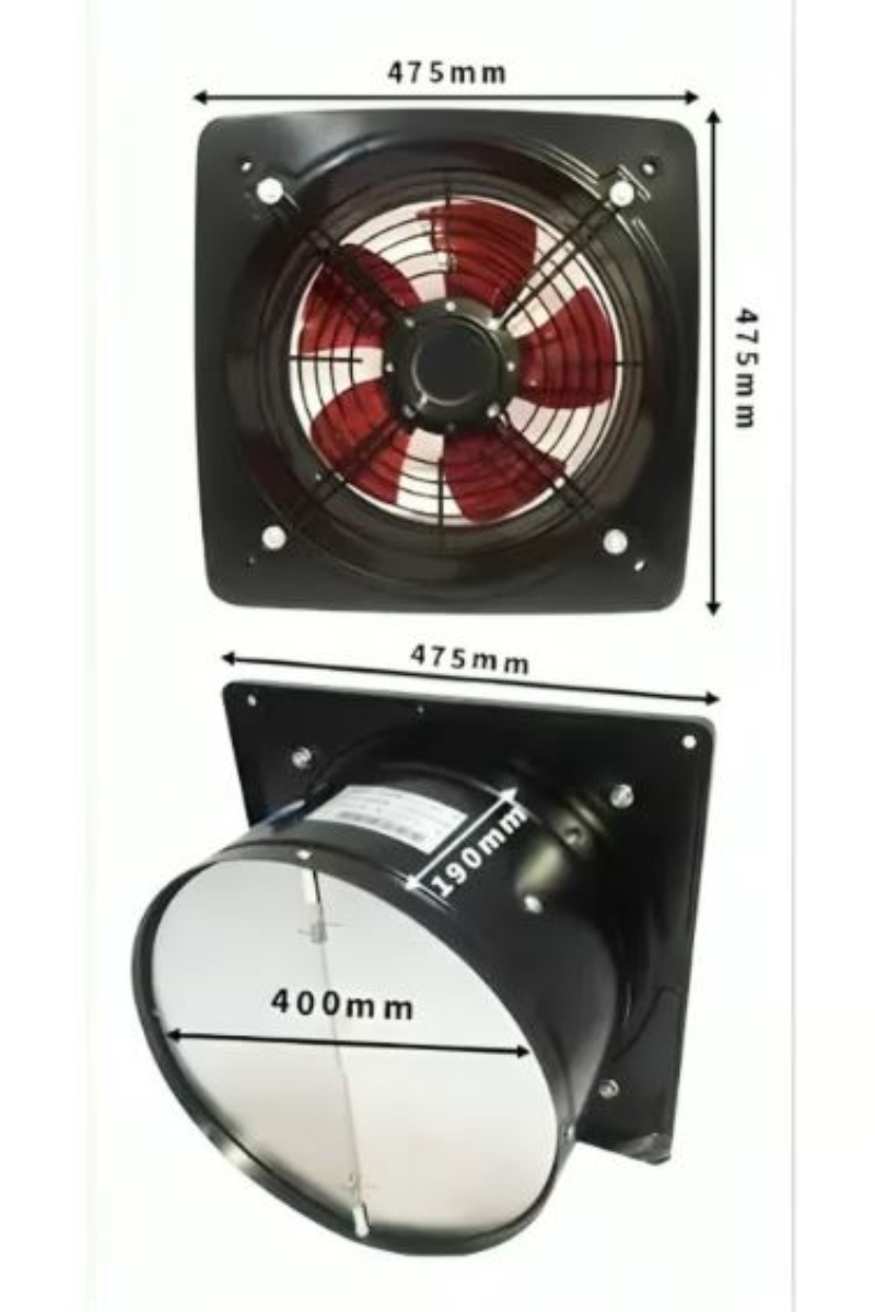 EXTRACTORES AIRE OEM 750 WATTS EXTRACTOR INDUSTRIAL 16 PULGADAS - 3