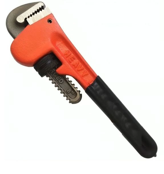 LLAVE INGLESA STILLSON 8 PULGADAS MANGO PVC ANTIDESLIZANTE - 2