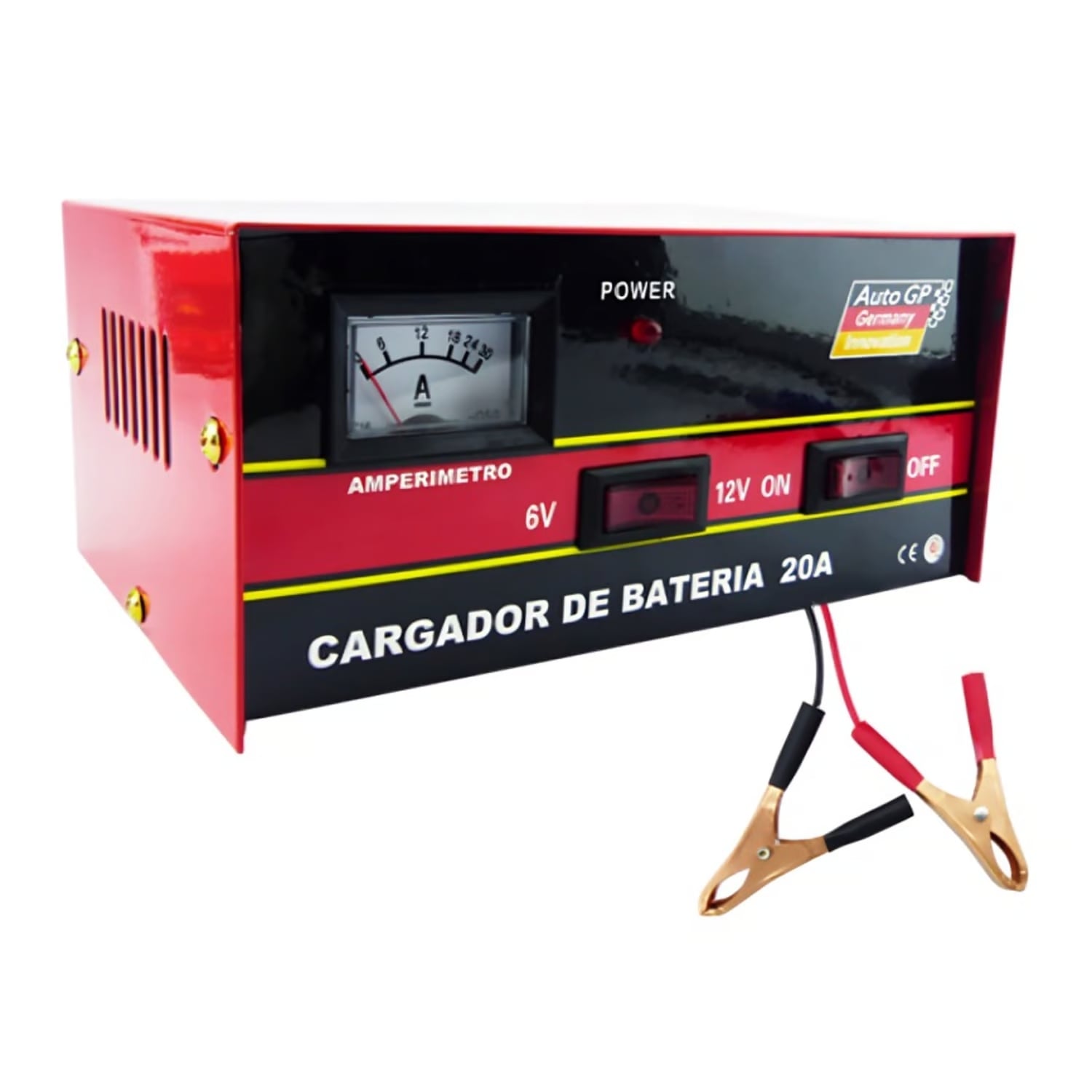 CARGADOR DE BATERIA 20 APM AUTOGP 6-12 VOLT ALTA  CALIDAD DE BATERIA 20APMA - 1