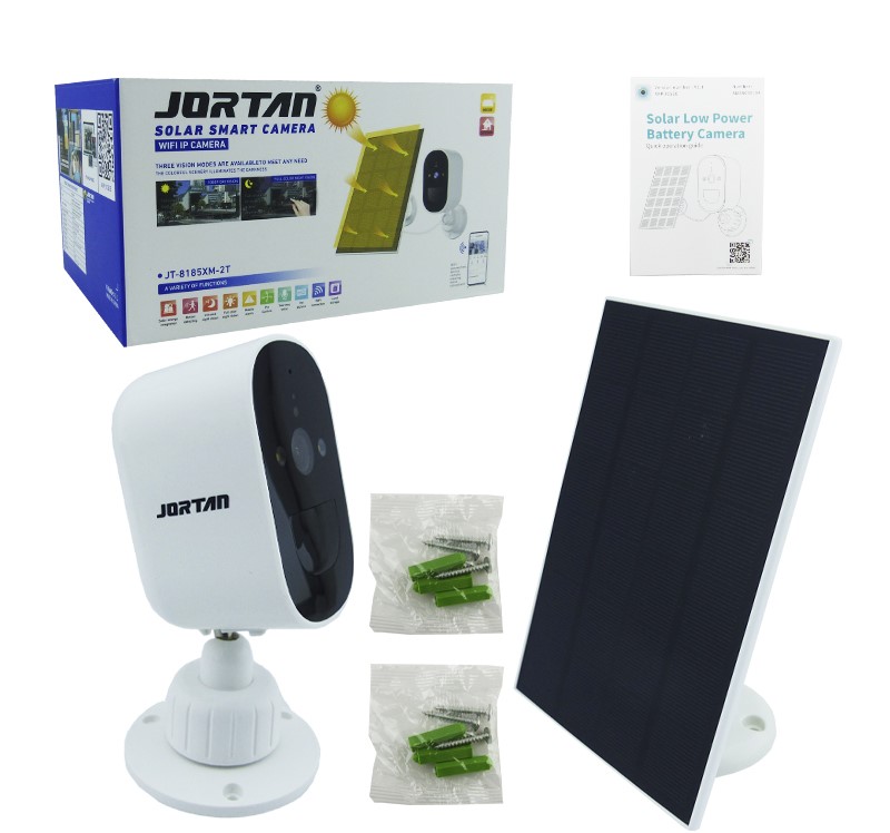 CÁMARA VIGILANCIA IP EXT SOLAR JORTAN JT-8185 WIFI APP ICSEE VISION NOCTURNA ALTA CALIDAD - 3