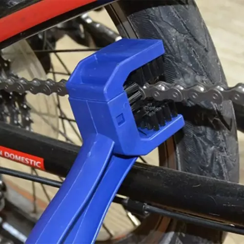 CEPILLO LIMPIA CADENA PARA MOTOS O BICICLETAS 2 COLORES EN BOLSA - 3