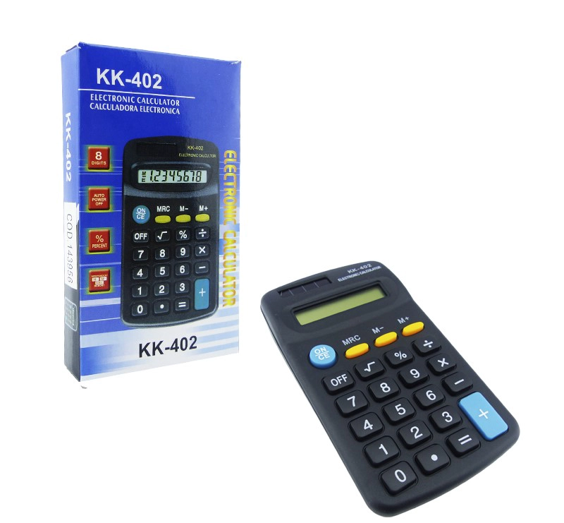 CALCULADORA KK-402 8 DIGITOS MINI EN CAJA - 3