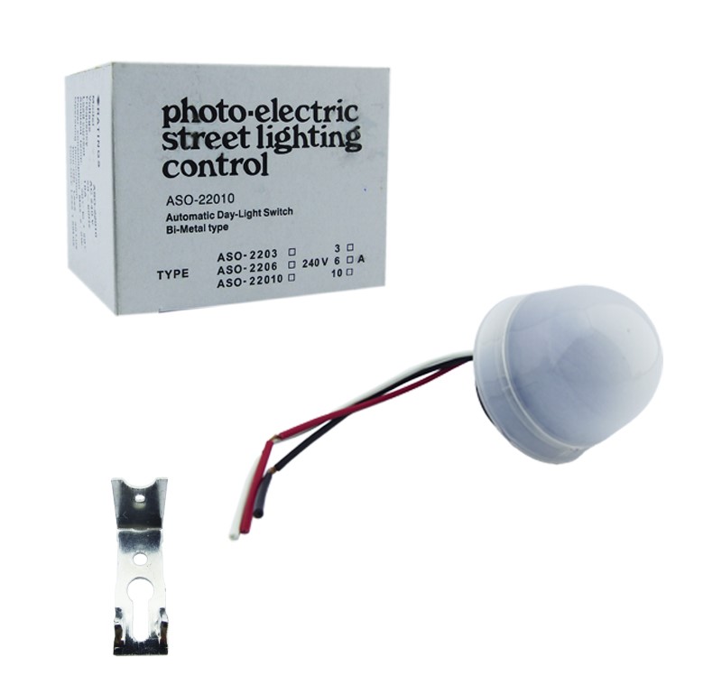 FOTOCELDA SENSOR DE ENCENDIDO 10A PARA LUCES LED MOD.AS-20 EN CAJA - 2