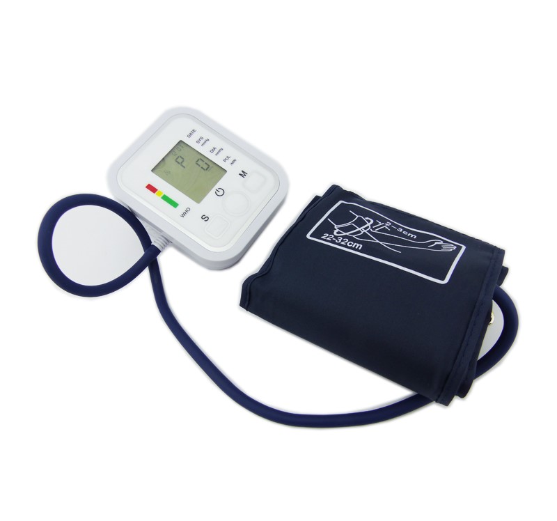 TENSIOMETRO TOMA PRESION PARA BRAZO PANTALLA CHICA 2' ARM STYLE A PILAS O MICRO USB A.CALIDAD CAJA - 1