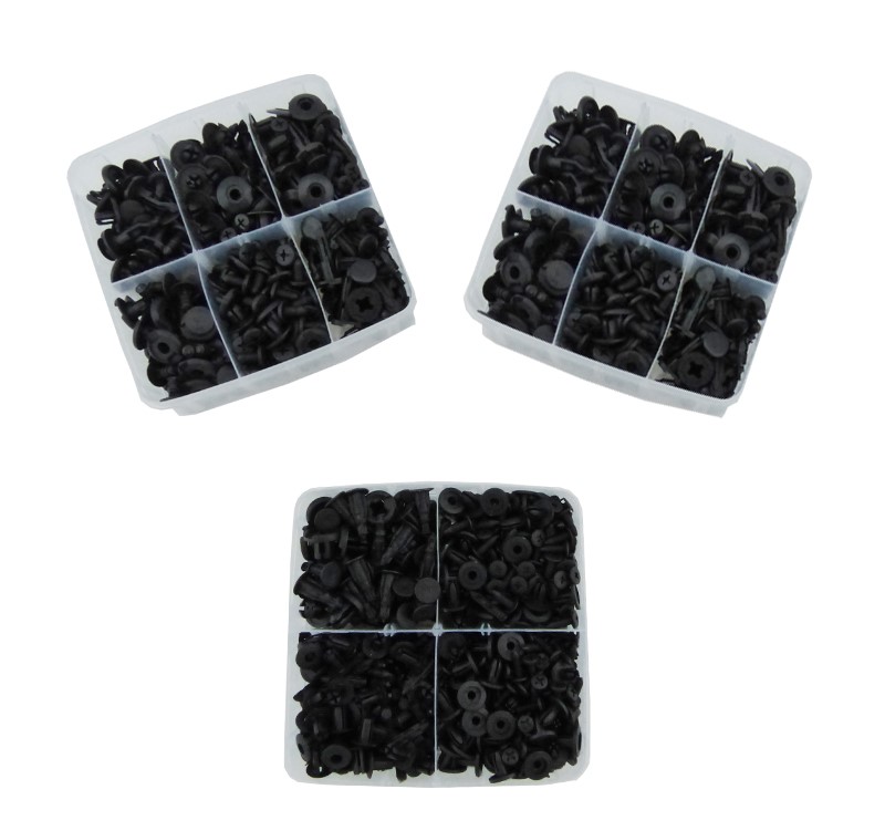 Lot De 70 Clips De Fixation Pour Tuyau Carburant Ford - 7 Tailles, En Nylon, Boîte De Rangement