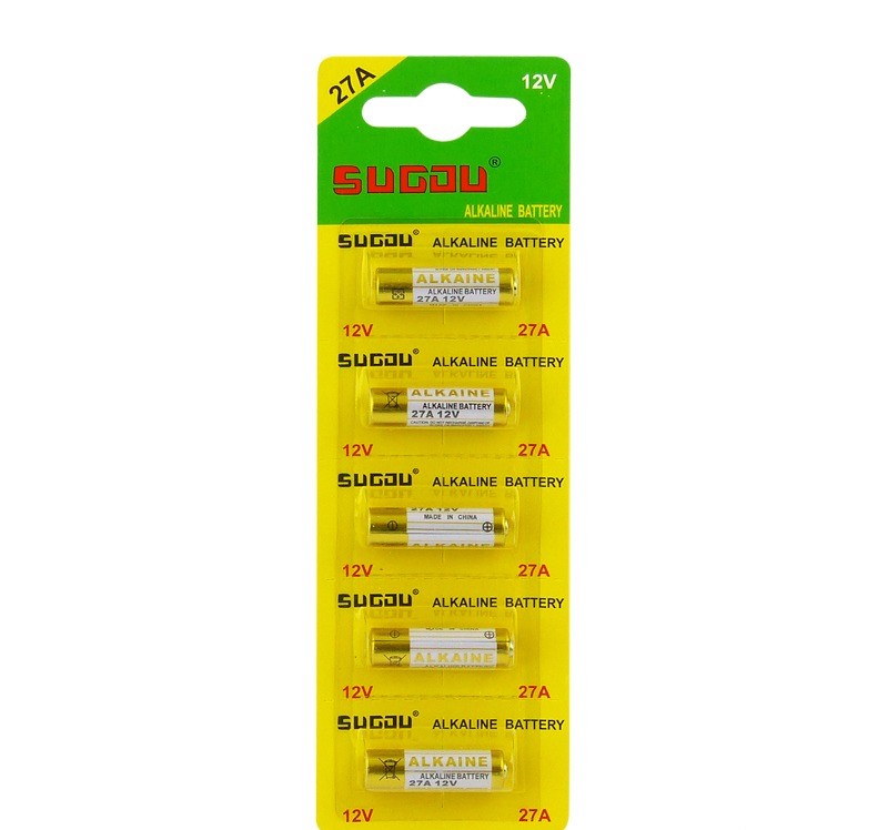 PILA SUDGU 27A SET X 5 PCS 12 VOLT PARA CONTROL BLISTER - 1