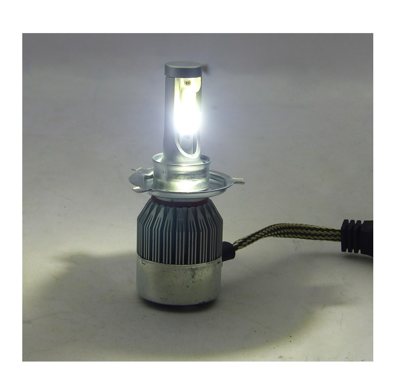 AMPOLLETA KIT LED H-4 MOD.C6 36W 3.800LM CON VENTILADOR ALTA CALIDAD - 2