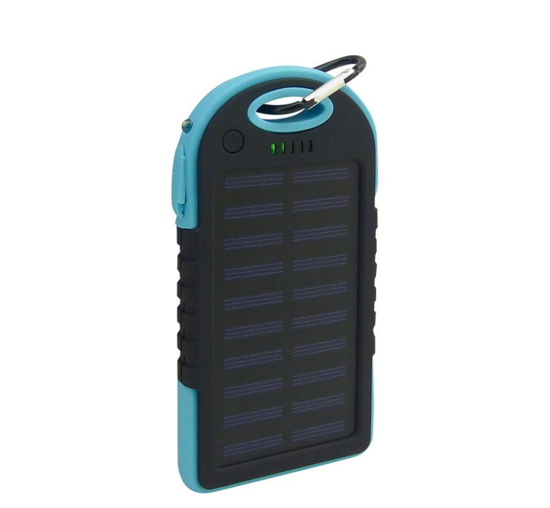 GENÉRICO BATERIA EMERGENCIA SOLAR PARA SMARTPHONE 2 USB 5.000 AMP