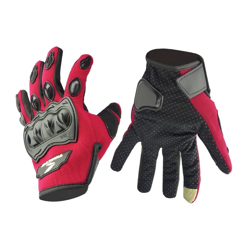 GUANTE PARA MOTO TAICHI TELA CON PROTECCION,TOUCH COLORES TALLA M,L,XL - 3