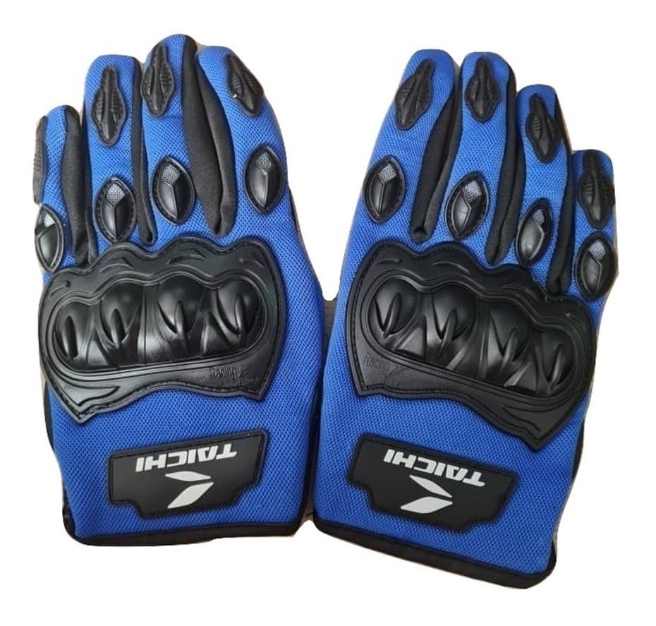GUANTE PARA MOTO TAICHI TELA CON PROTECCION,TOUCH COLORES TALLA M,L,XL - 4