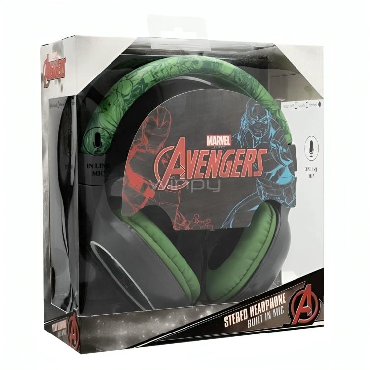 AUDIFONO HP503043N-HLK2-ESP-6  TEEN HULK ALAMBRICO - 3
