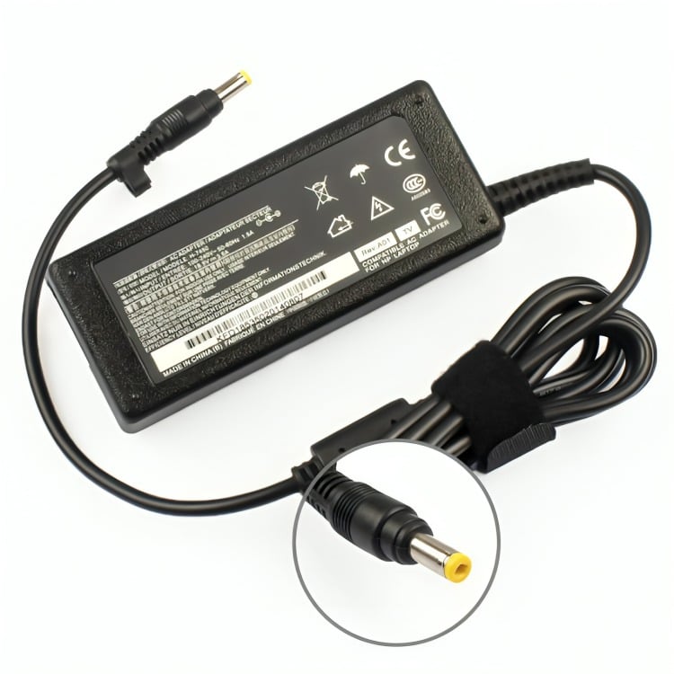 CARGADOR NOTEBOOK HP 18.5V 3.5A/ 4,8*1,7MM - 1