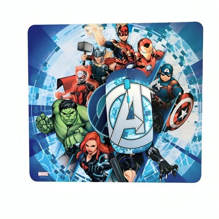 MOUSE INALÁMBRICO DISNEY Y PAD AVENGERS 2 76443N-NOC KIT - 3