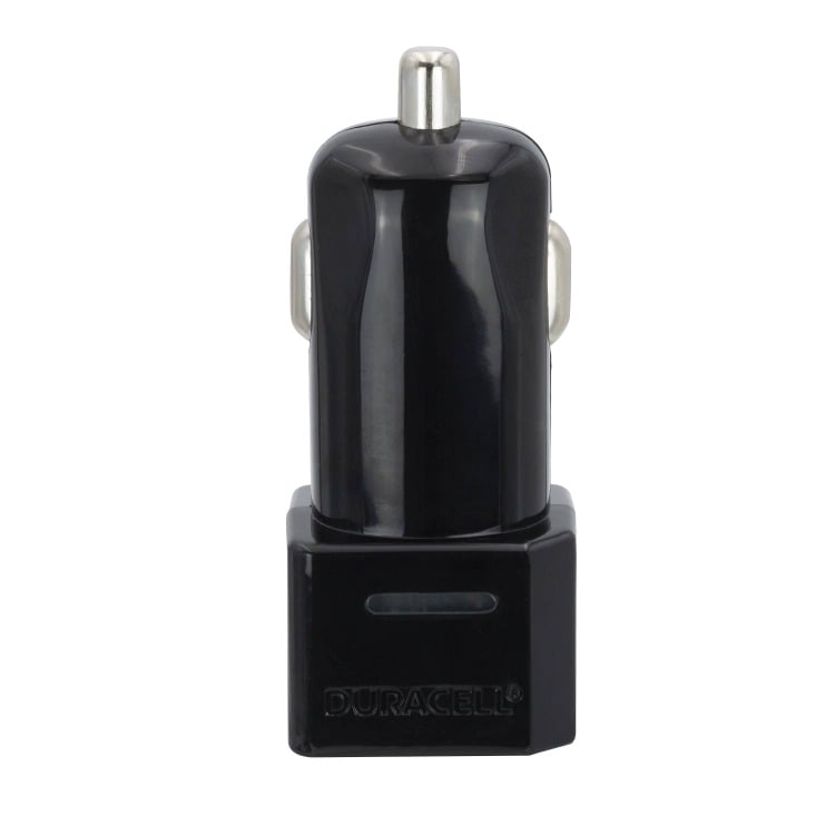 CARGADOR AUTO 2,1A + CABLE IPHONE 5/6 CERTIF DURACELL PRO183 - 1