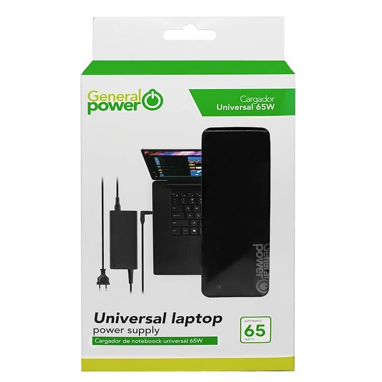 CARGADOR NOTEBOOK TIPO C PD 65W UNIV. - 2