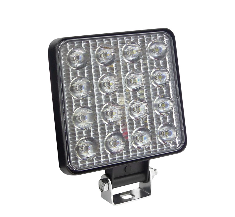 NEBLINERO LED 16 LED CUADRADO 48W SLIM 12/24 VOLT SET X 1 PCS - 1