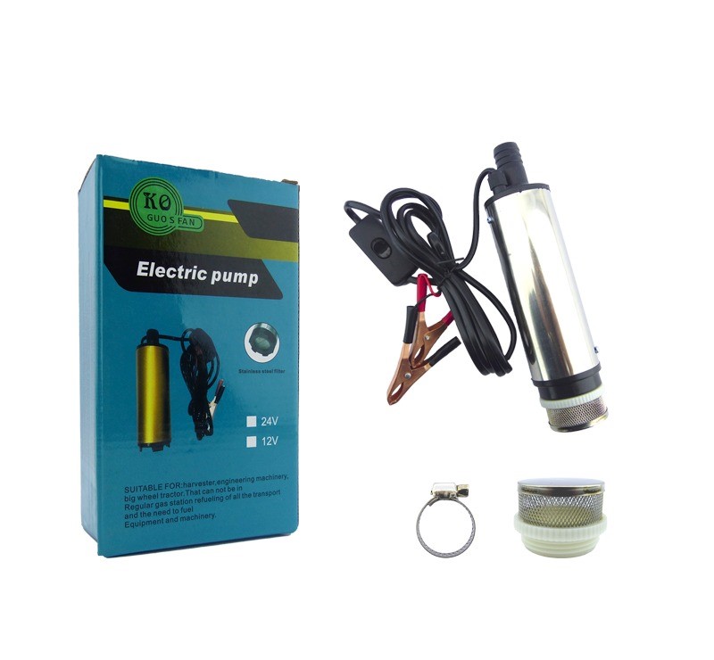 BOMBA DE TRASVASIJE ELECTRICA KO GUOSFAN 12V PARA AUTO EN CAJA - 2