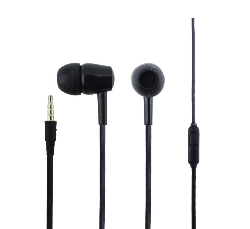 AUDIFONO IN EAR CON MICROFONO MOD.L29 COLORES NEGRO, BLANCO - 1