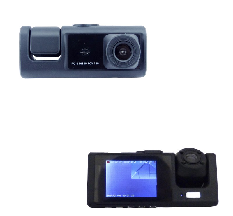 CÁMARA DVR DOBLE MODELO D23 FULL HD CON PANTALLA DE 2” Y CAPACIDAD D 170 GRADOS PANTALLA LCD 2 PULG - 2