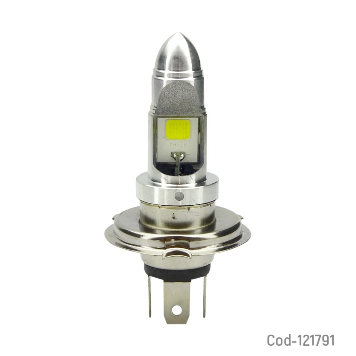 AMPOLLETA PARA MOTO H-4 LED COB AC-DC 12/24V - 1