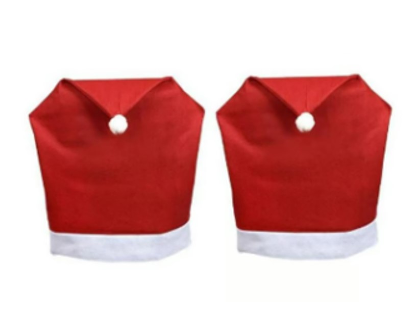 PACK 02 FUNDAS DE NAVIDAD FORRO PARA SILLA - 2