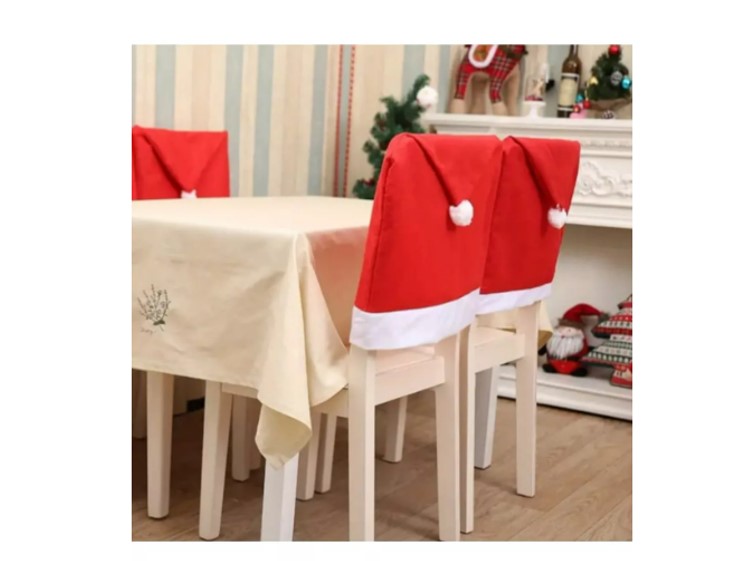 PACK 02 FUNDAS DE NAVIDAD FORRO PARA SILLA - 3