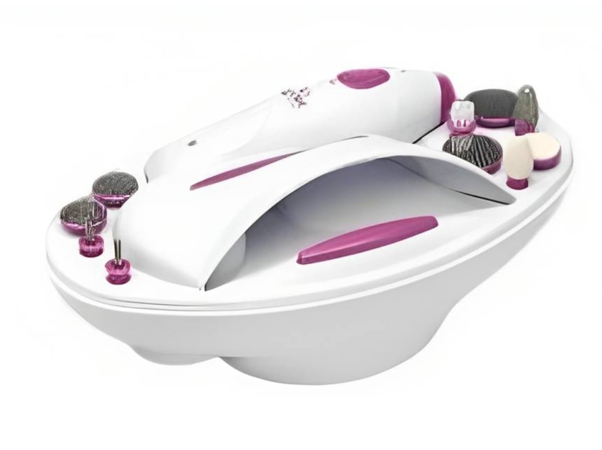 SET DE MANICURE 11 ACCESORIOS BLANCO NAIL SPA BVT GAMA - 1
