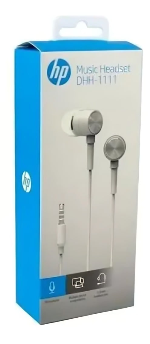 AUDIFONO DHH-1111 METAL IN EAR BLANCO - 2