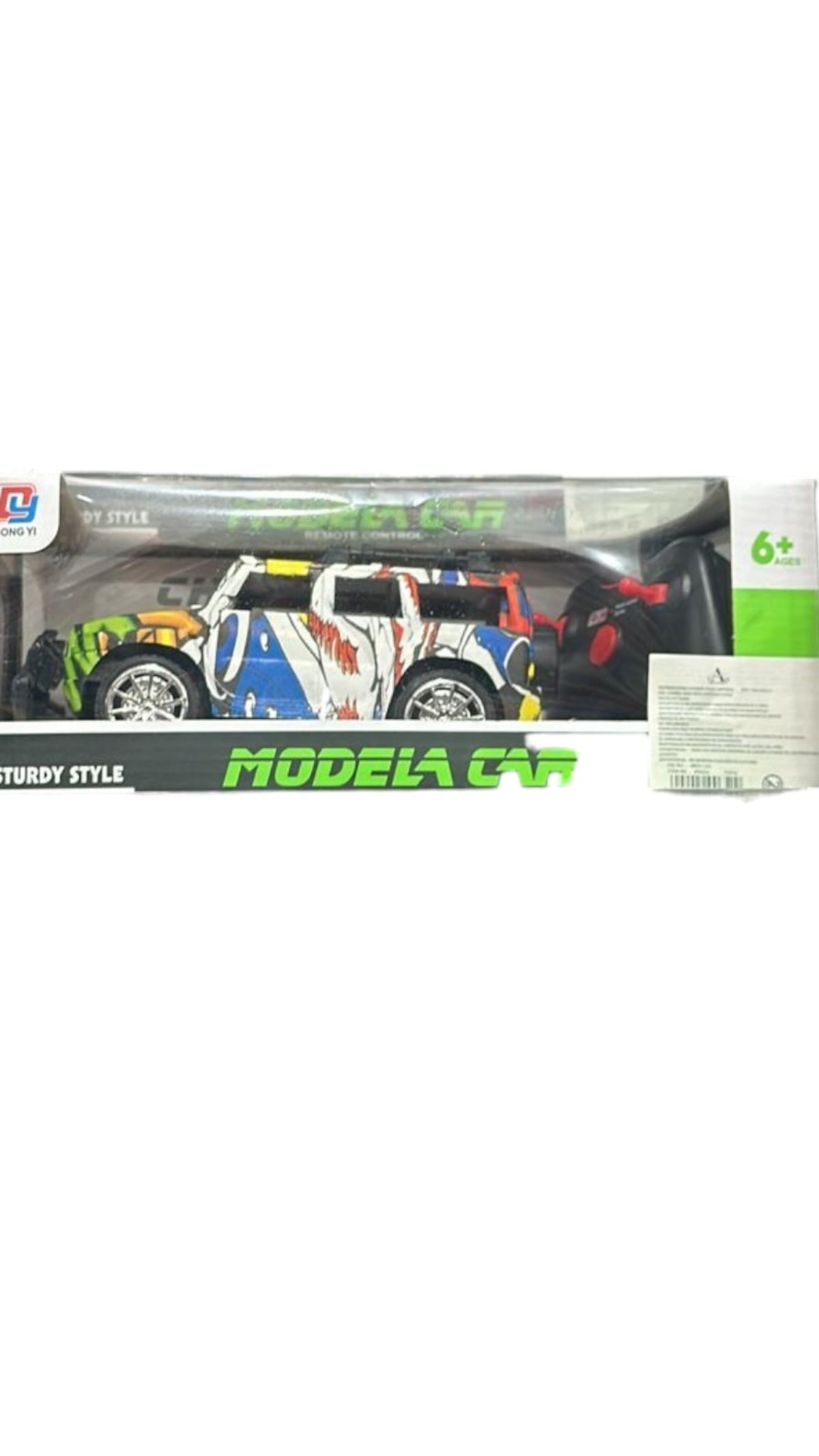 JUGUETE CARRO DEPORTIVO MULTICOLOR CONTROL REMOTO - 2