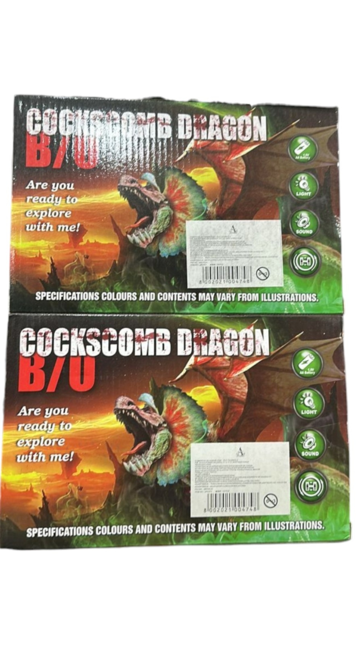JUGUETE DRAGON COCKSCOMB DRAGON - 2