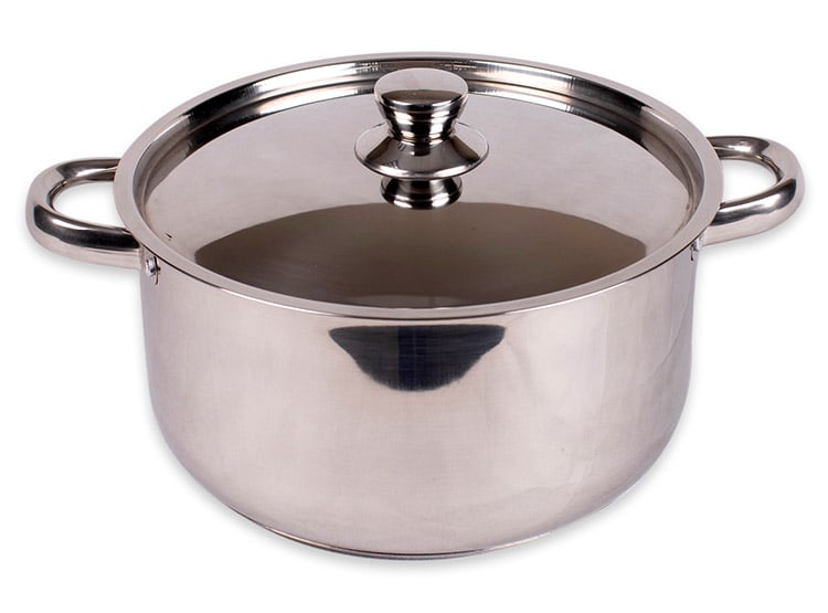 BATERIA COCINA MALAGA INOX 8P ACERO - 2