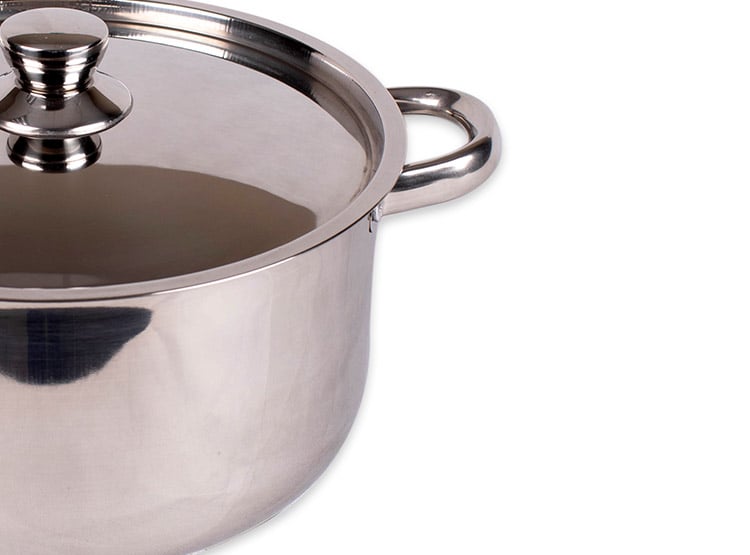 BATERIA COCINA MALAGA INOX 8P ACERO - 3